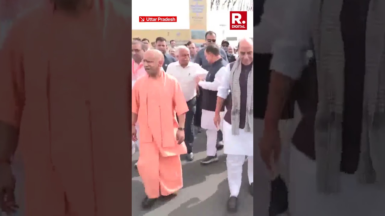 Rajnath Singh, Nitin Gadkari and CM Yogi Adityanath Unveils Kanpur-Lucknow Expressway