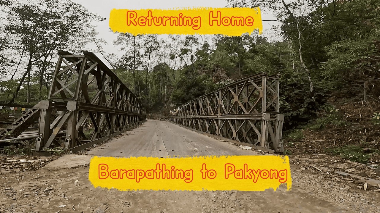 Returning home || Barapathing to Pakyong || A ride in Hilly roads of Sikkim #sikkim  #pakyong