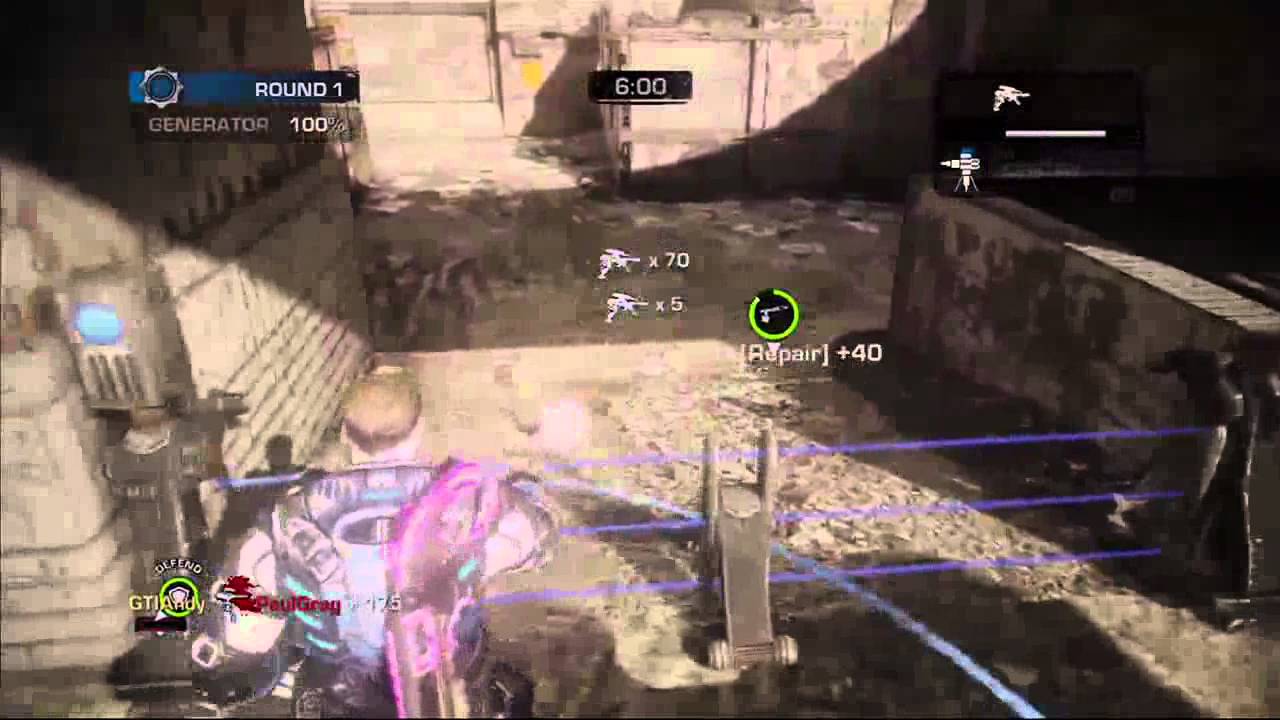 Gears Of War Judgment Overrun - Ranked Game on Junkyard from earlier on
