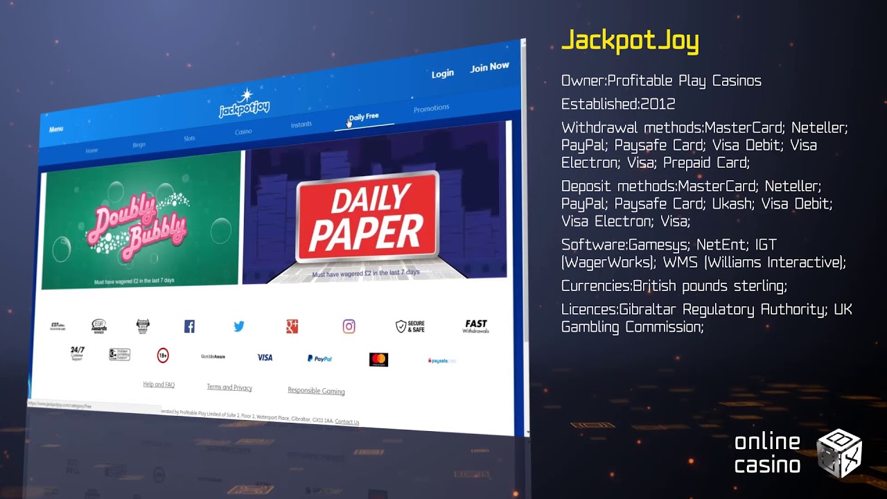 New casino named JackpotJoy: review by OnlineCasinoBOX.net