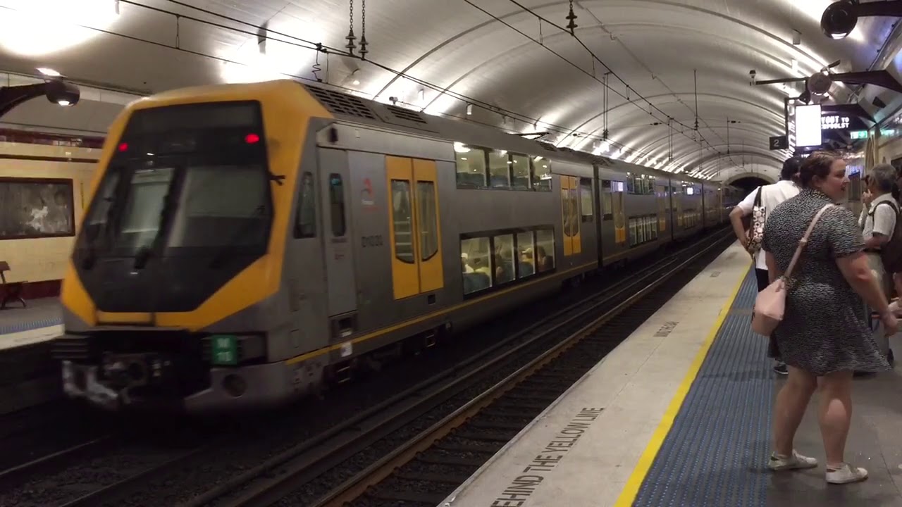 Museum Station, Sydney, Australia | CAPTD | 4K | Nsw Transport | Trains Moving