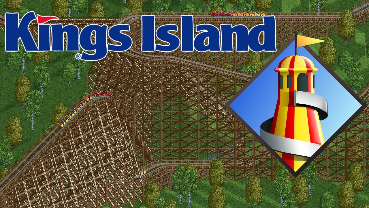 Kings Island in Open RollerCoaster Tycoon 2