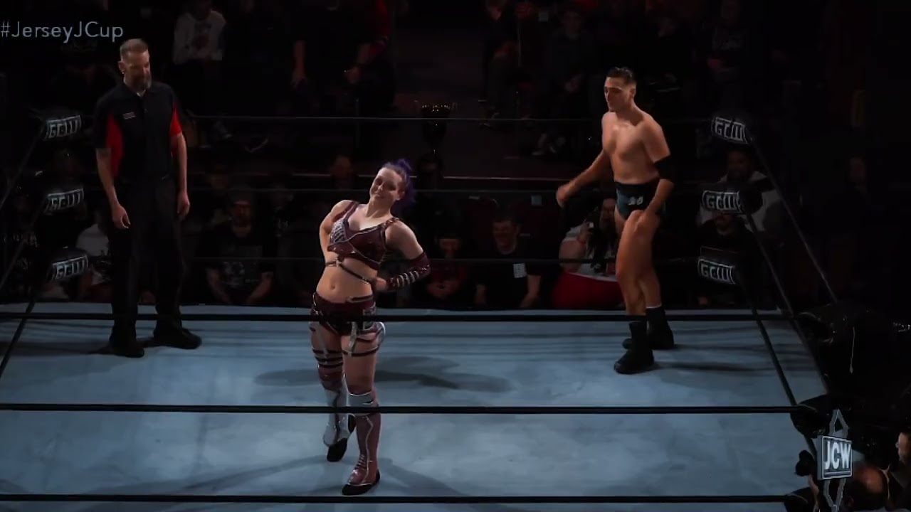Ryan Clancy vs Billie Starkz  #jerseyjcup #billiestarkz #fancyryanclancy #wrestlingedits #fypシ #gcw 