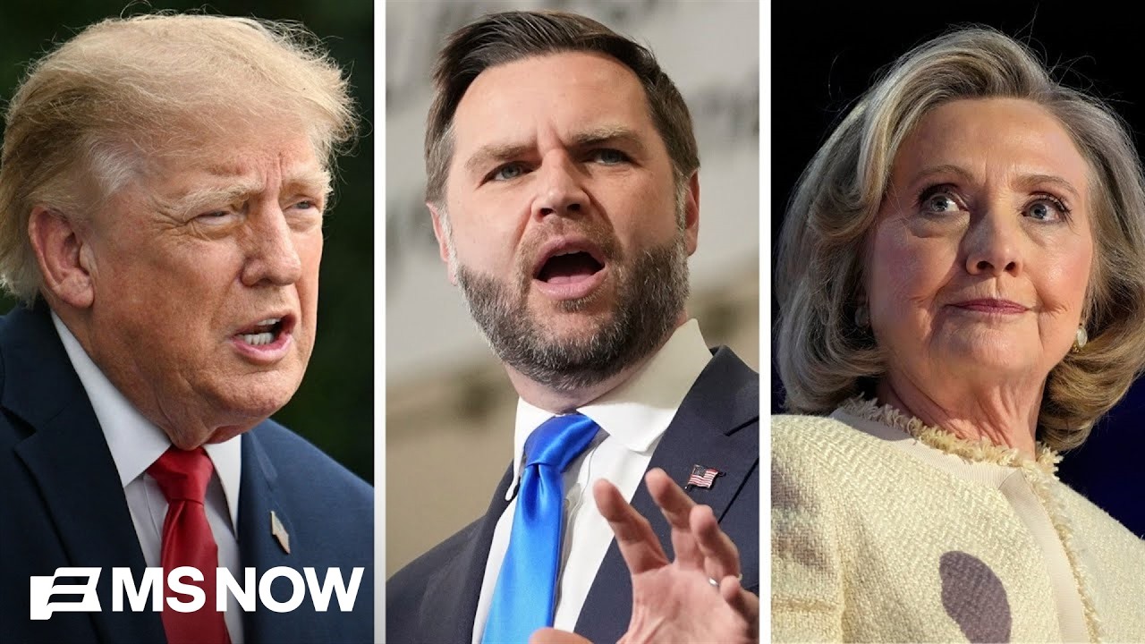 BOMBSHELL report: JD Vance privately advised Clinton's 2016 campaign AGAINST Trump