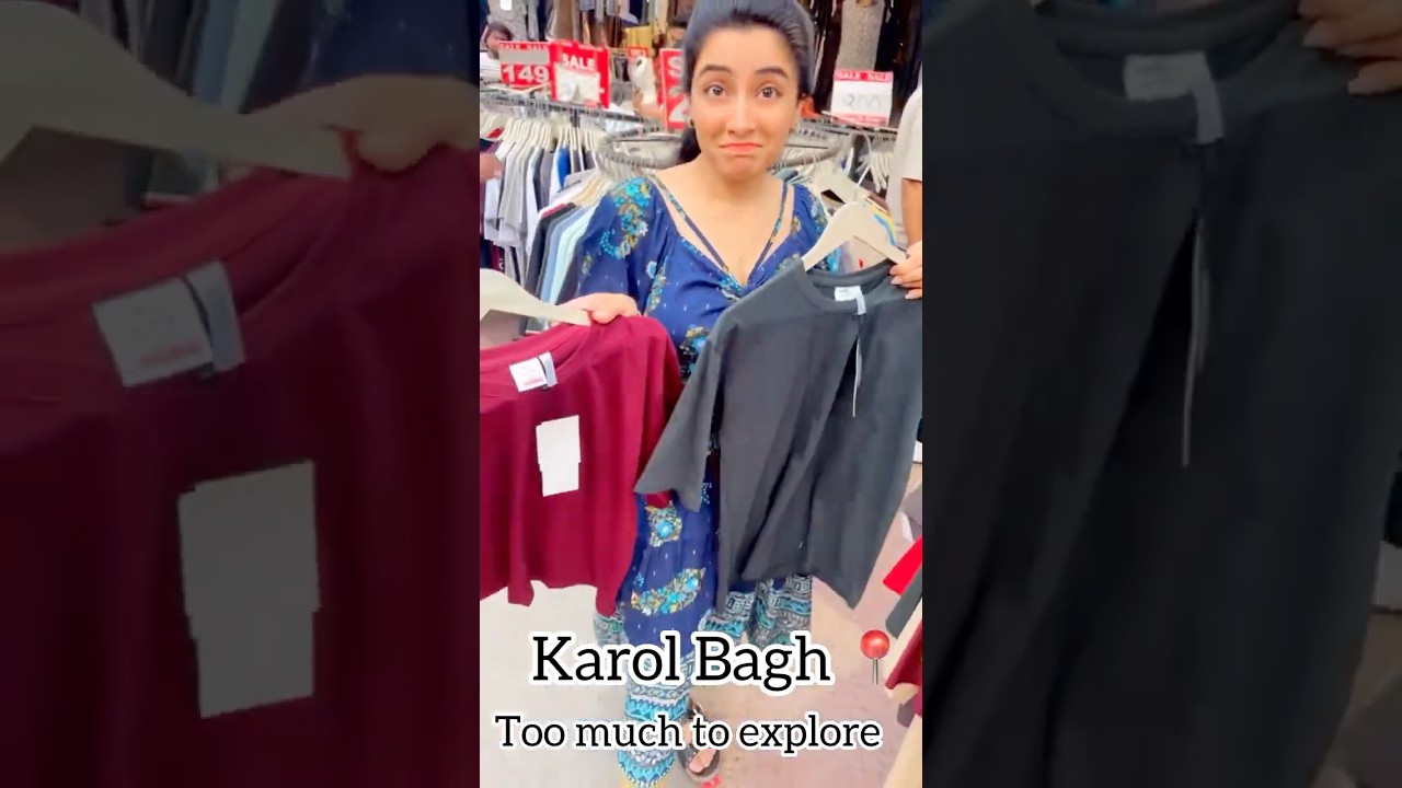 Karol Bagh #delhi #market #cheap #shopping #trending #sarojninagarmarket #clothes #footwear #shoes