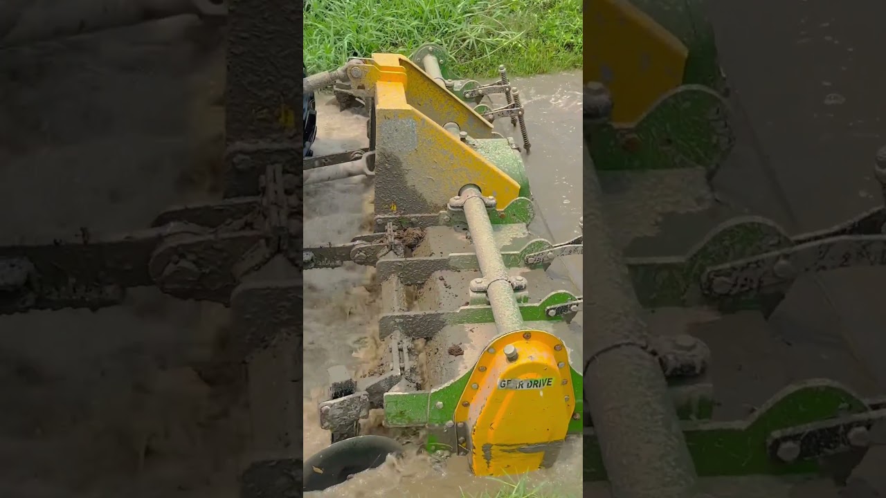 Easy wash tractor plus rotavator 