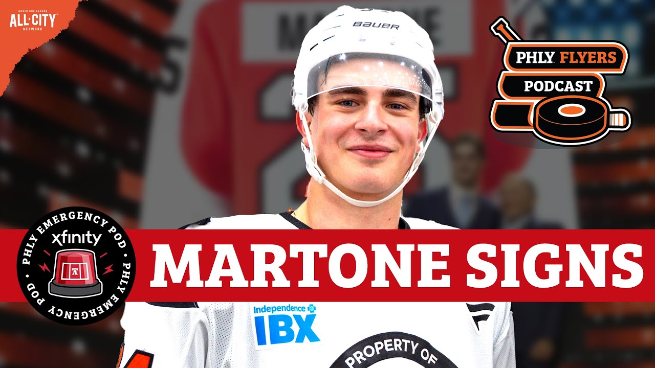 BREAKING: Porter Martone SIGNS ELC; When will Flyers' top prospect make season debut? | PHLY Flyers