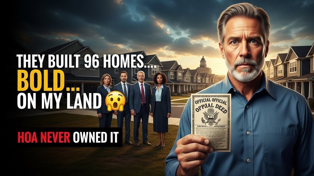 HOA Put 96 Homes on My Land — I Let Them Finish Construction, Then Pulled the Deed Out in Court