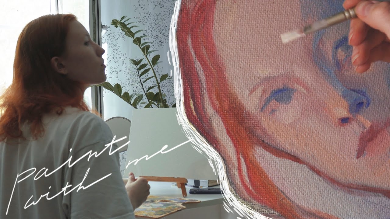 автопортрет с рыбовами pt.1  / paint with me