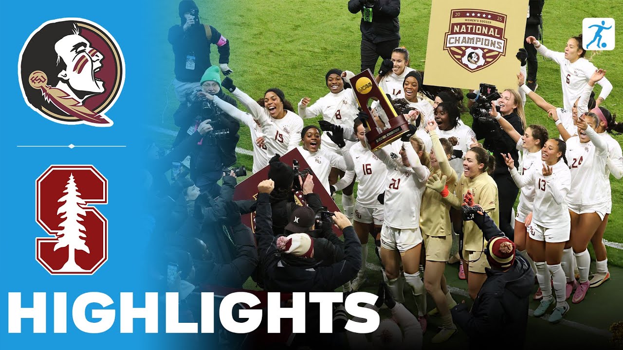 Florida State vs Stanford | NCAA Women's College Cup Final | Highlights - December 08, 2025