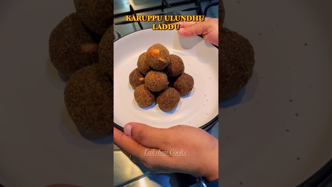 Healthy traditions EP3: Karuppu Ulundhu Laddu #shorts #short #food #foodie #recipe #trending