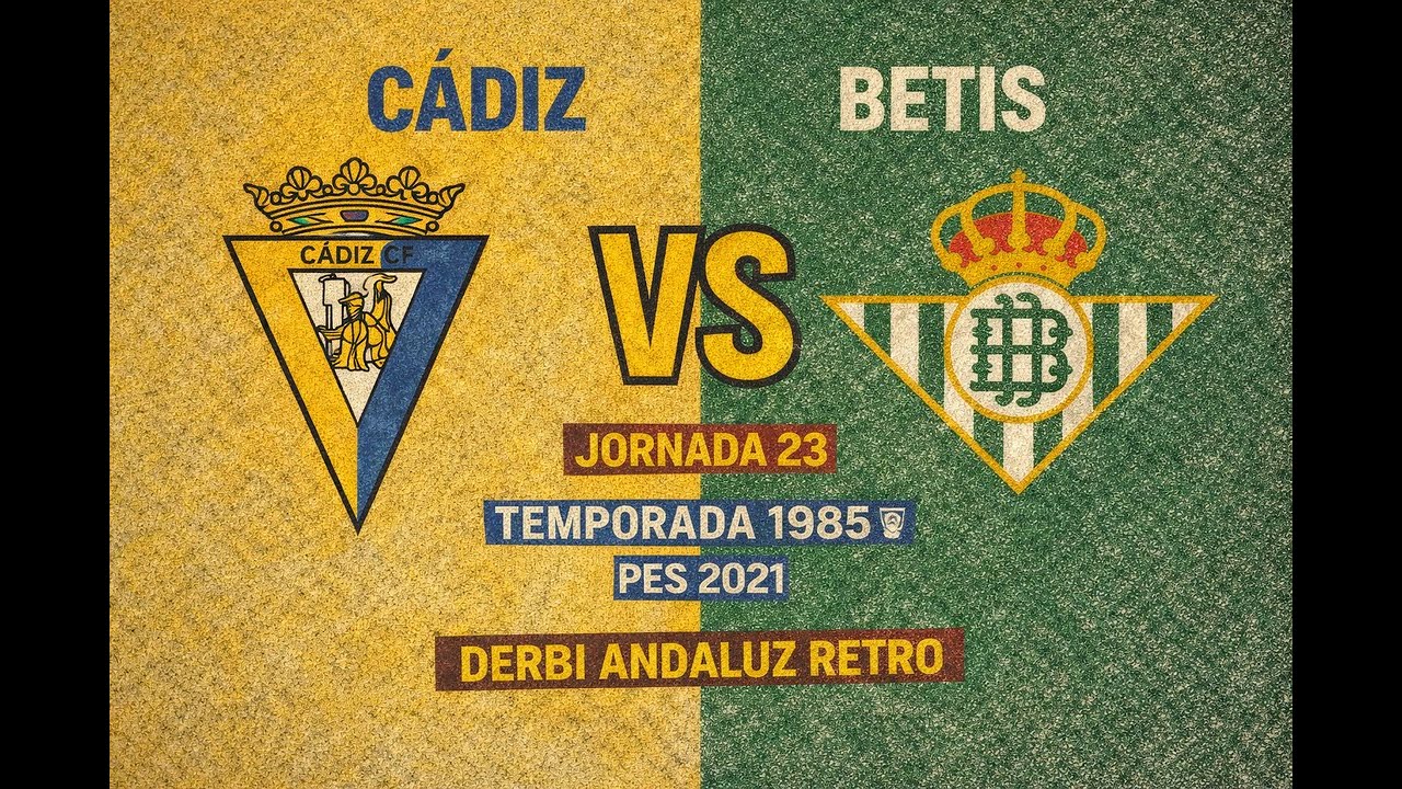 Cadiz vs Betis 1985 | PES 2021 Retro Jornada 22 ⚽🔥