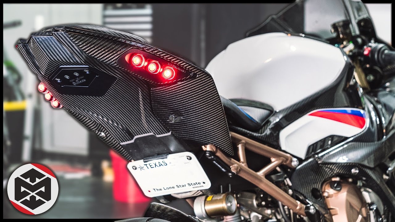 NEW Fender Eliminator Tail Light for the BMW S1000RR!
