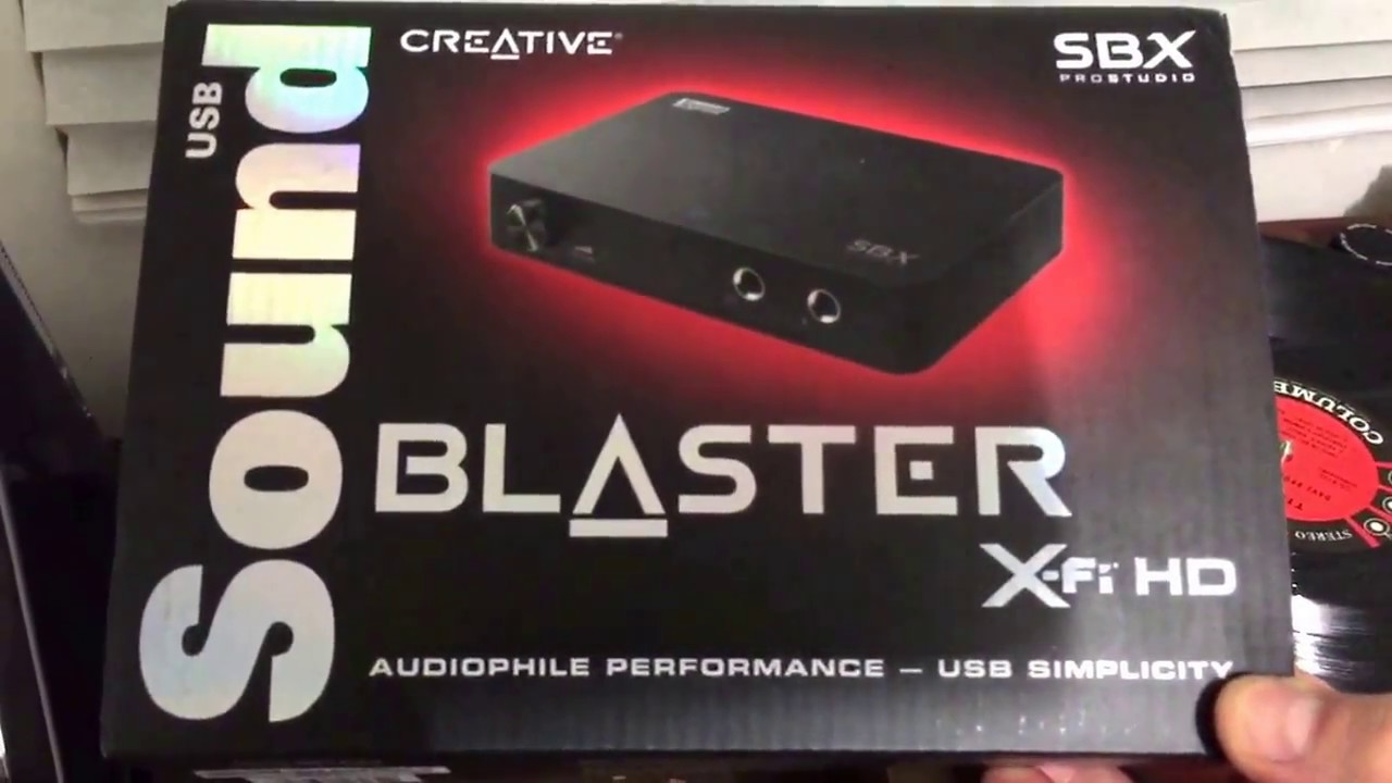 Creative Sound Blaster USB tarjeta externa X-FI HD SB1240 revisión