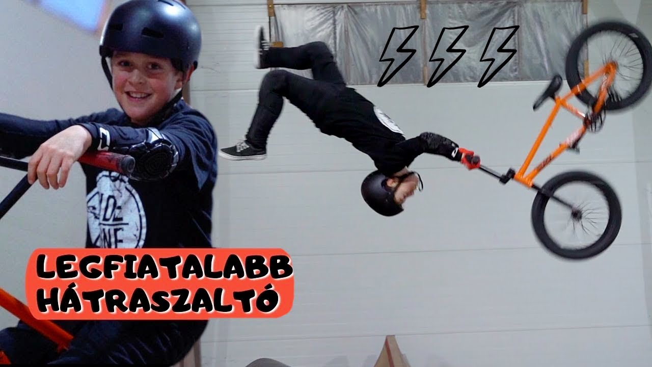 8 ÉVES BMXES HÁTRASZALTÓZIK - Legfiatalabb hátraszaltó Magyarországon | ZOZO KEMPF