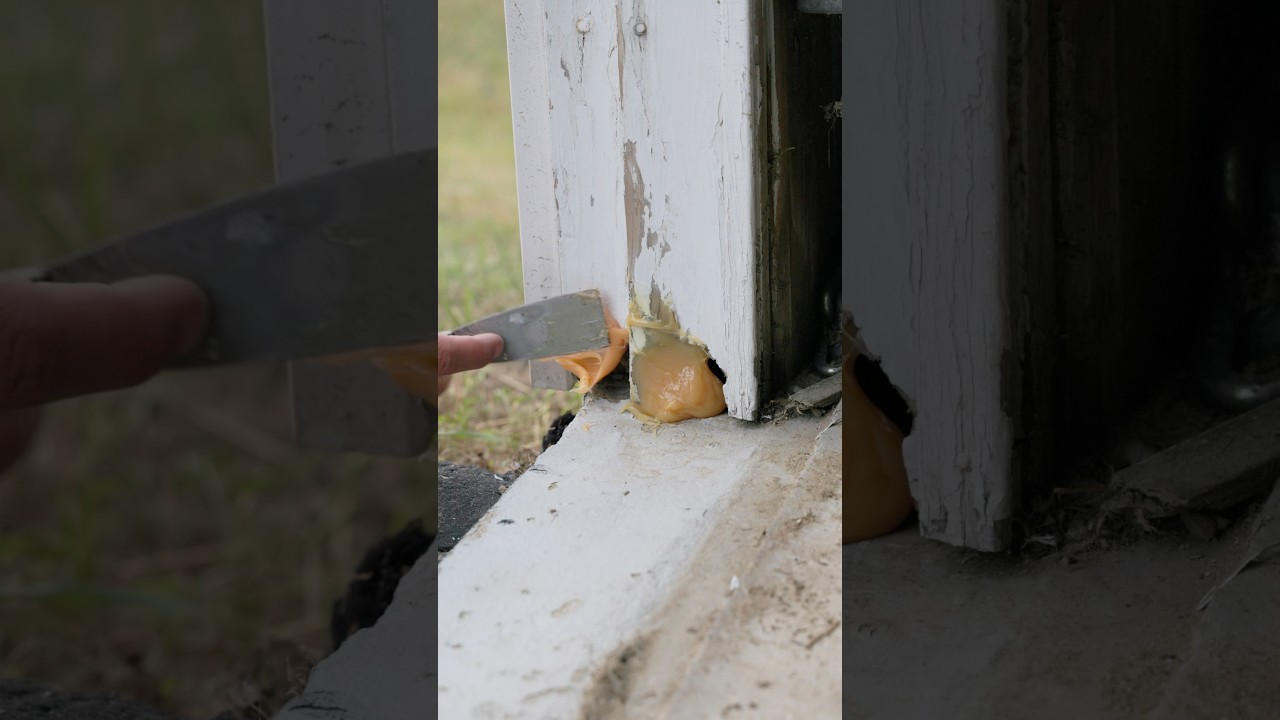 How to repair rotten trim boards. #remodel #construction #contractor #diy #carpenter