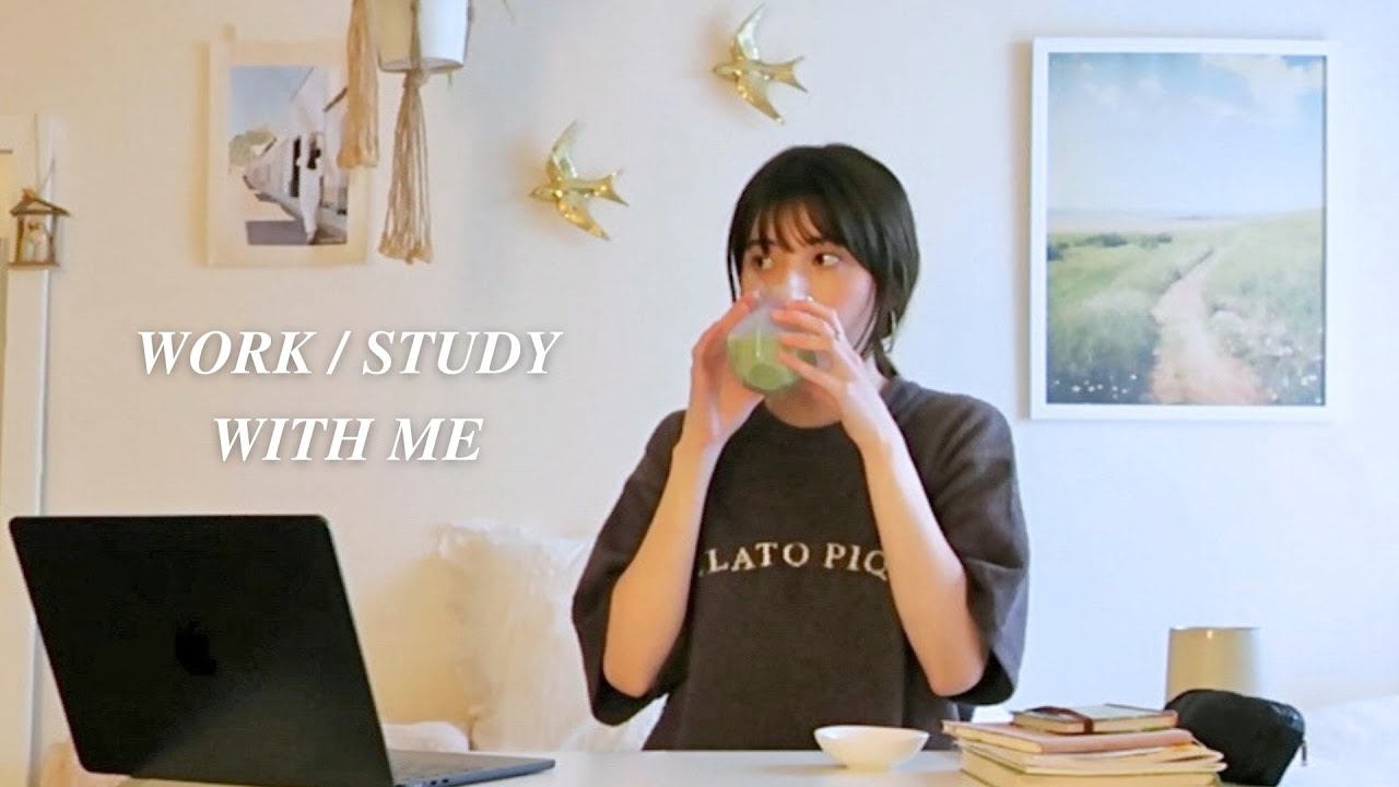 [ WORK / STUDY  WITH ME ] 心が軽やかになる朝の作業 Playlist 🇫🇷✨／ワルツ、アコースティック