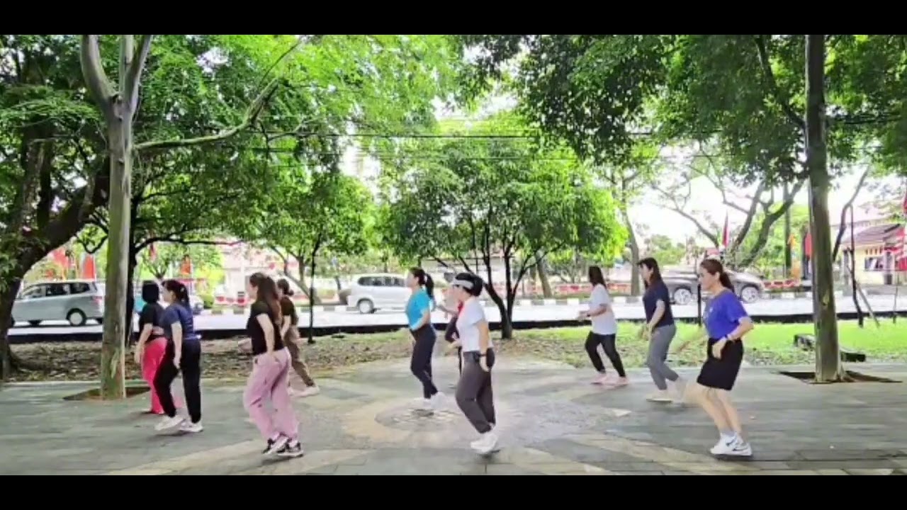 Whenever Wherever ( Line Dance By @Detiven ) Choreo by Marchy Susilani (HK) 