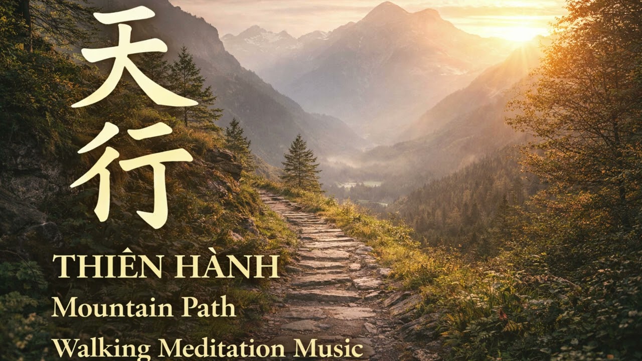 THIÊN HÀNH – Mountain Path | Walking Meditation Music #MindfulJourney #MeditationMusic #ZenMusic