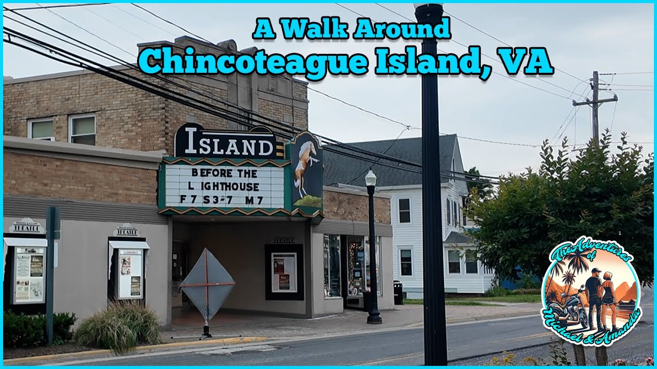 We Walk Around Downtown Chincoteague Island, VA  May 2025