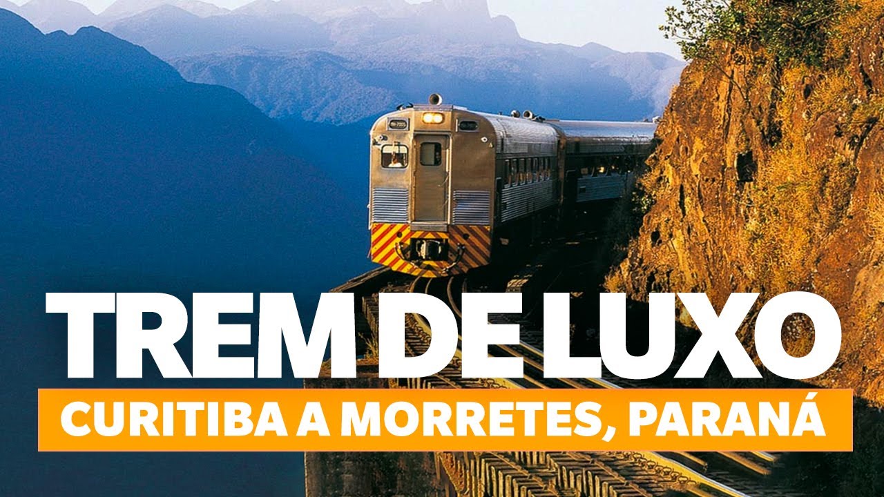 O PRIMEIRO TREM DE LUXO DO BRASIL! De Morretes a Curitiba no Paraná na LITORINA DE LUXO