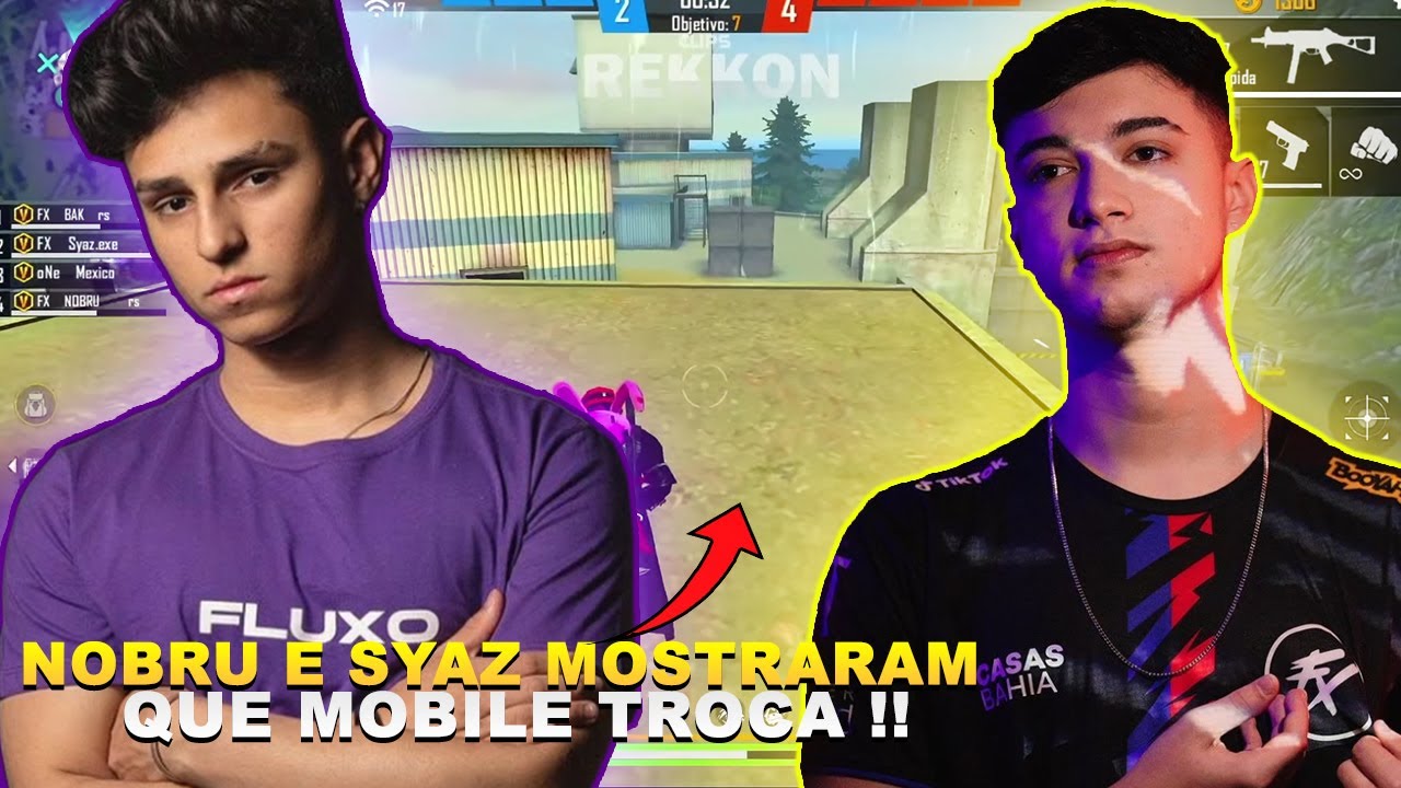 NOBRU E SYAZ VS MITO E TWO9!! JOGARAM UM 6v6 COM MAIS FARPAS DE TODAS !!
