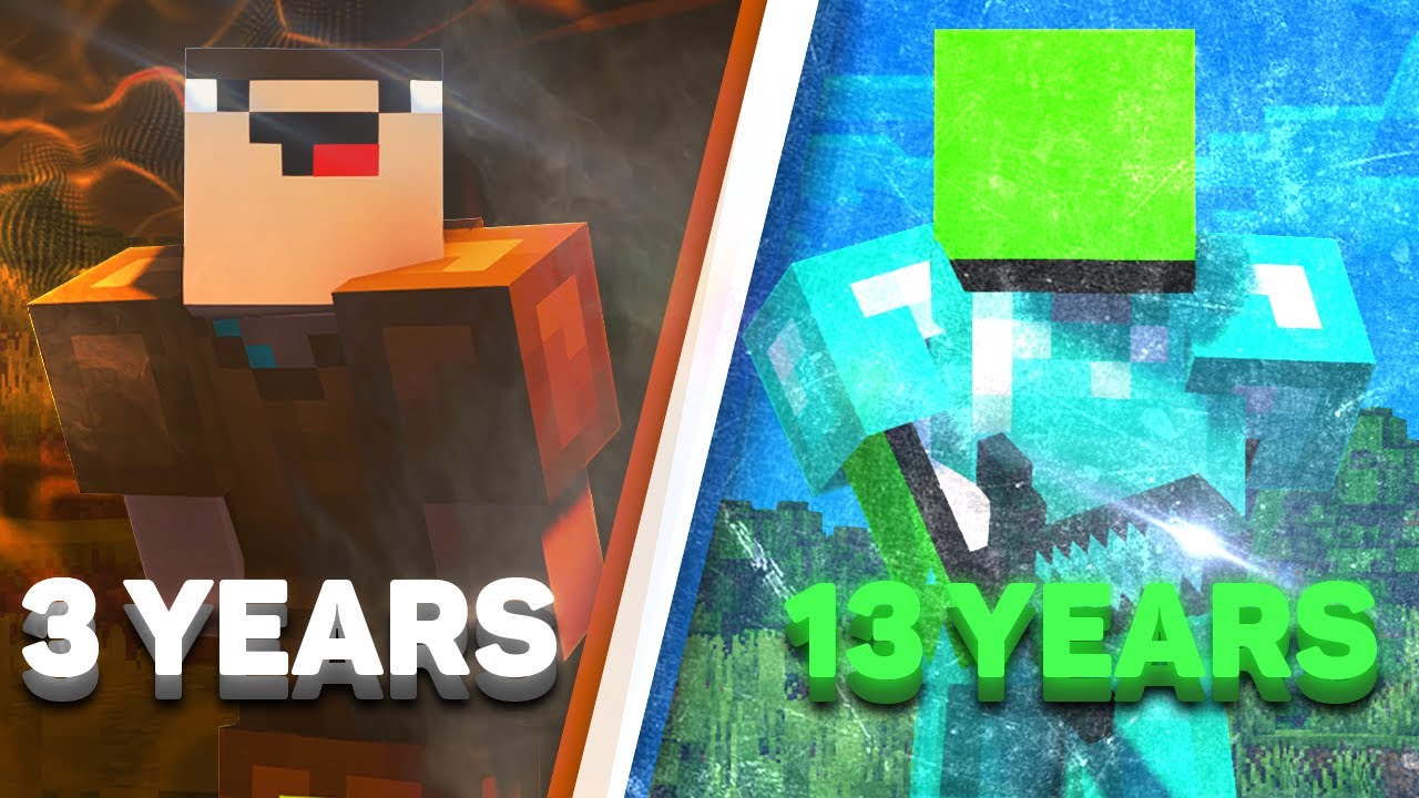Minecraft PvP: 3 Years vs 13 Years Experiance..