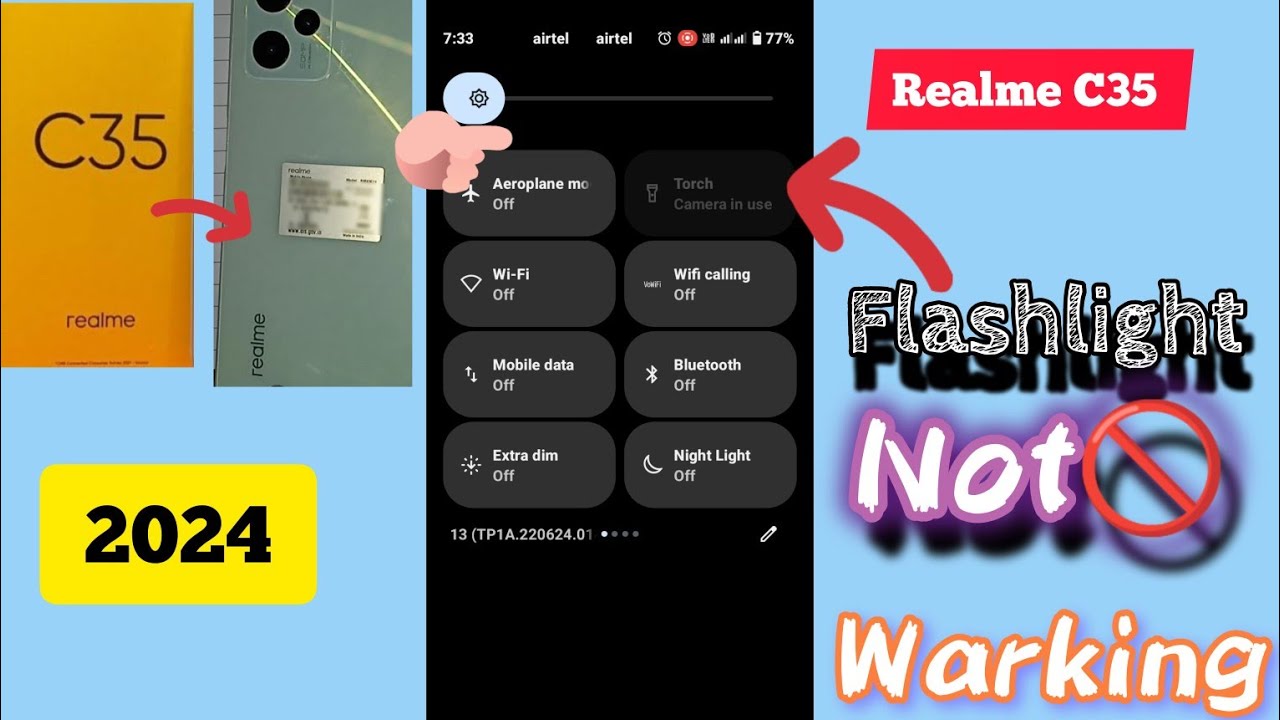 Realm Flash light नहीं जल रहा? New Problam Realme C35||realme C35 Camera Flashlight Issu (2024)
