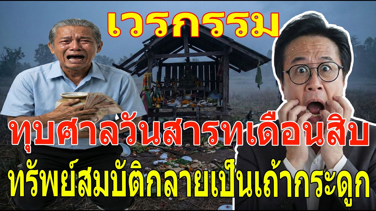 เรื่องเล่า กับ วีที: พ่อเฒ่าทุบศาลวันสารทเดือนสิบ - สมบัติวอดวาย กลายเป็นเถ้าถ่าน