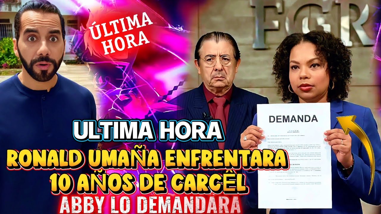 BOMBAZO NAYIB BUKELE SORPRENDIDO RONALD UMAÑA PODRIA IR PRESØ 10 AÑOS ABIGAIL LO DEMÂNDÂRA 😱