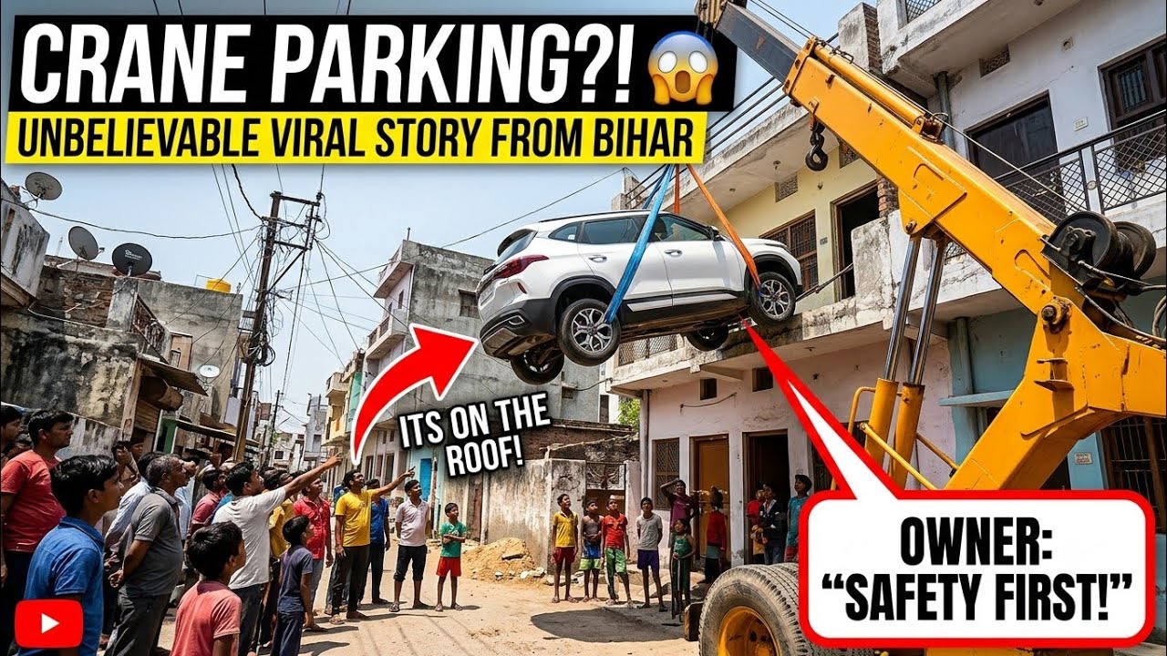 He Lifted His NEW SUV to the 2nd Floor with a Crane?! 😱