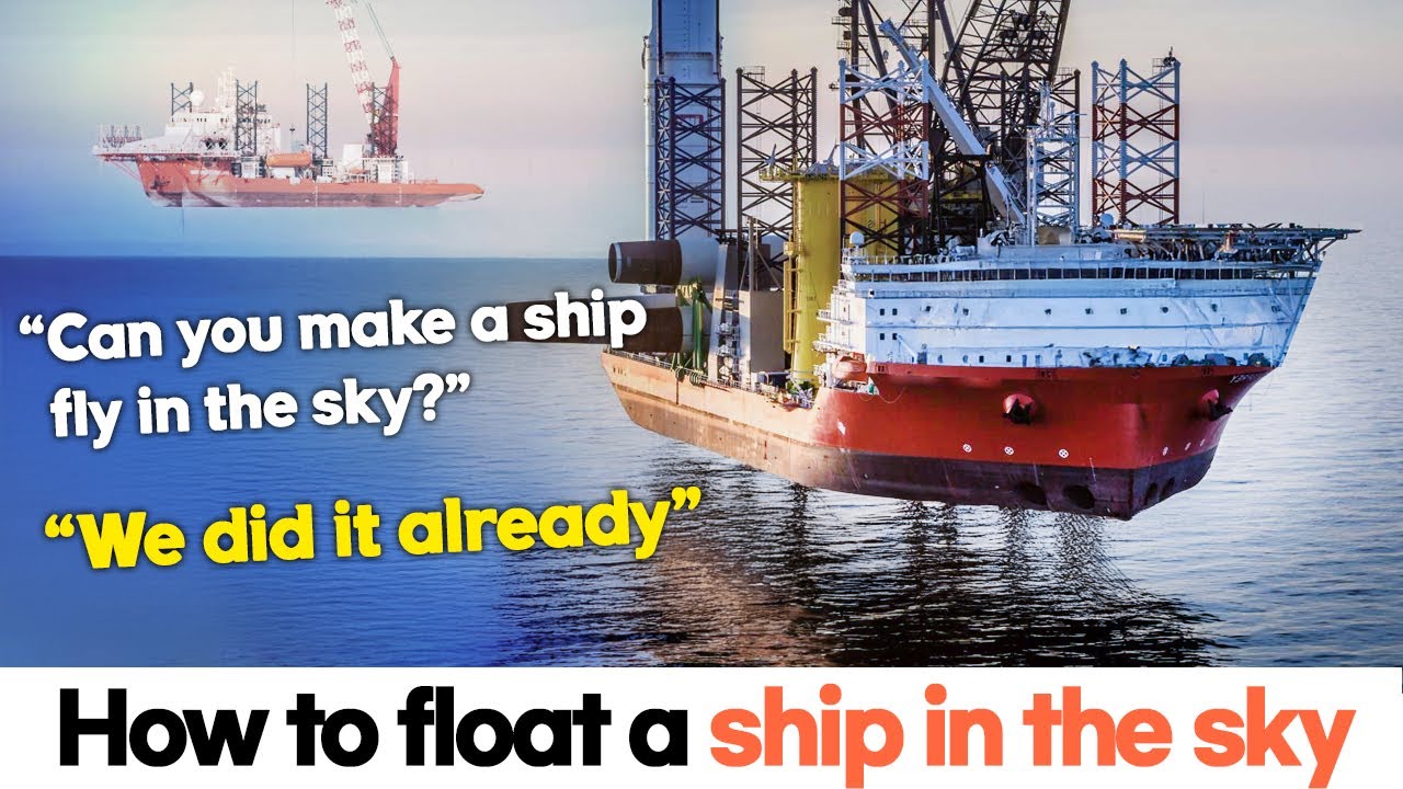 Flying Ship in the sky? Wind Turbine Installation Vessel, 