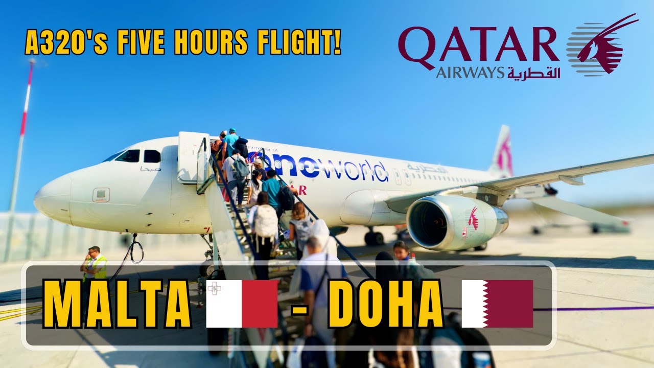 Flight report QATAR AIRWAYS A320 MALTA to DOHA [21 July 2025]