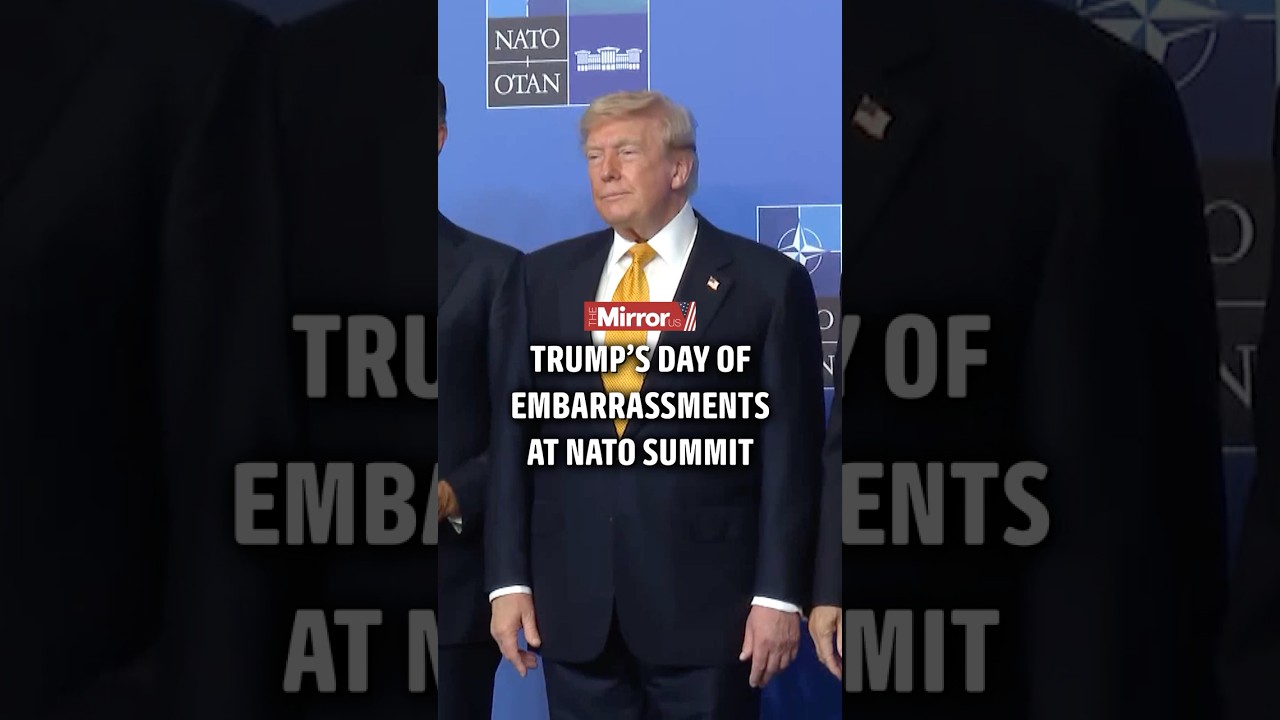 Trump embarrasses himself multiple times on NATO trip