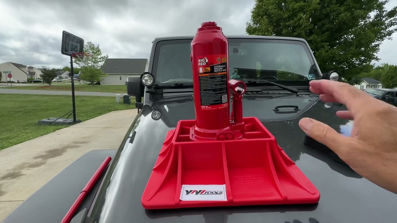 What I like to use for jacking up my Jeep!!