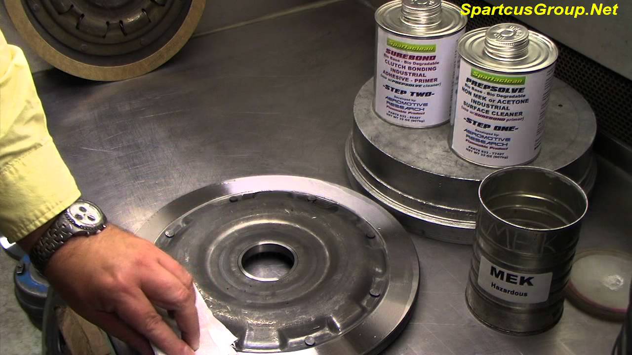 Spartaclean SureBond & PrepSolve Clutch Bonding SHOP DEMO