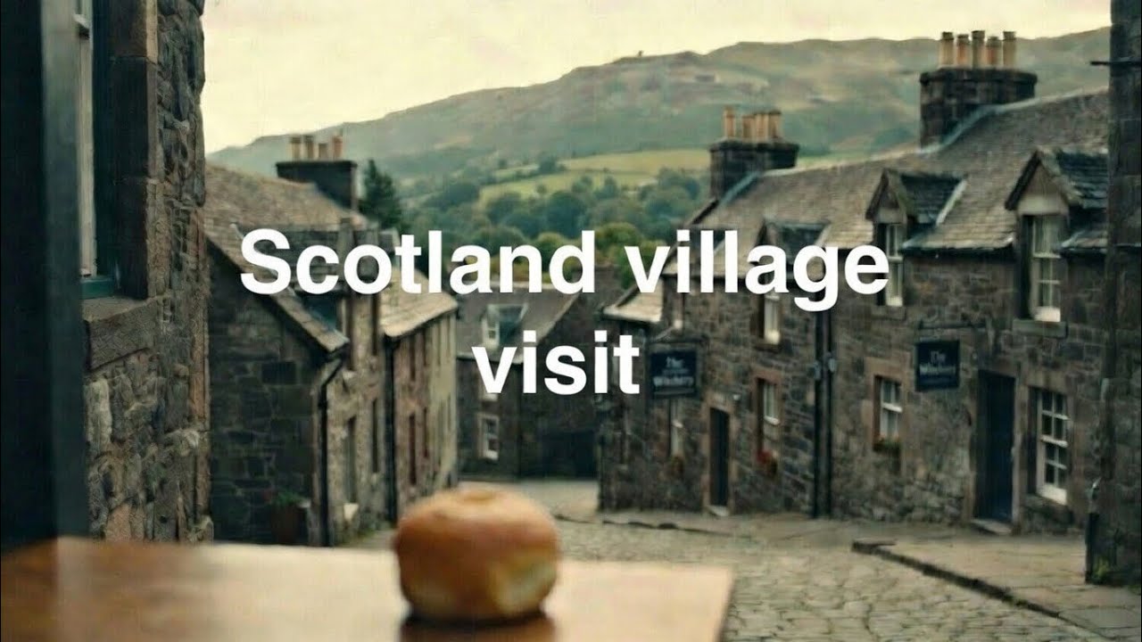 Peaceful Scottish Village Walk 🇸🇨 | Local Food, Streets & Countryside 