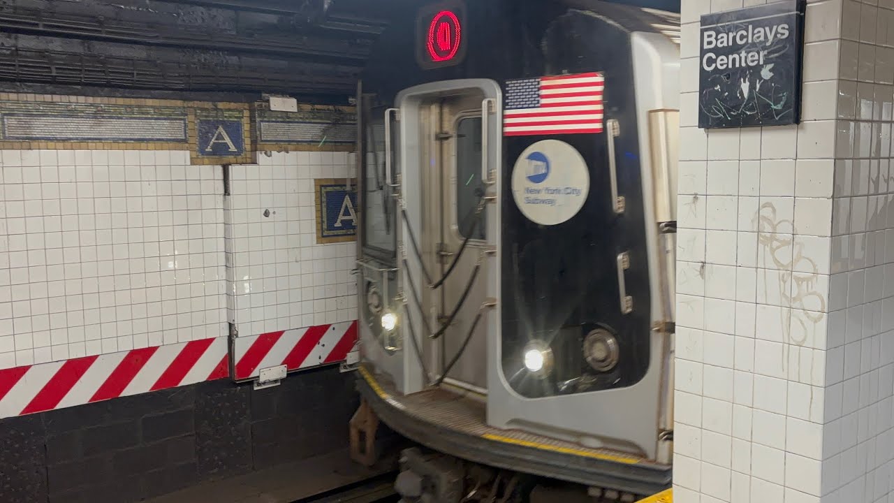BMT Brighton Line: B and Q train action at Atlantic Avenue-Barclays Center 