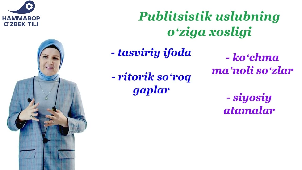 Nutq uslublari. Publitsistik uslub.
