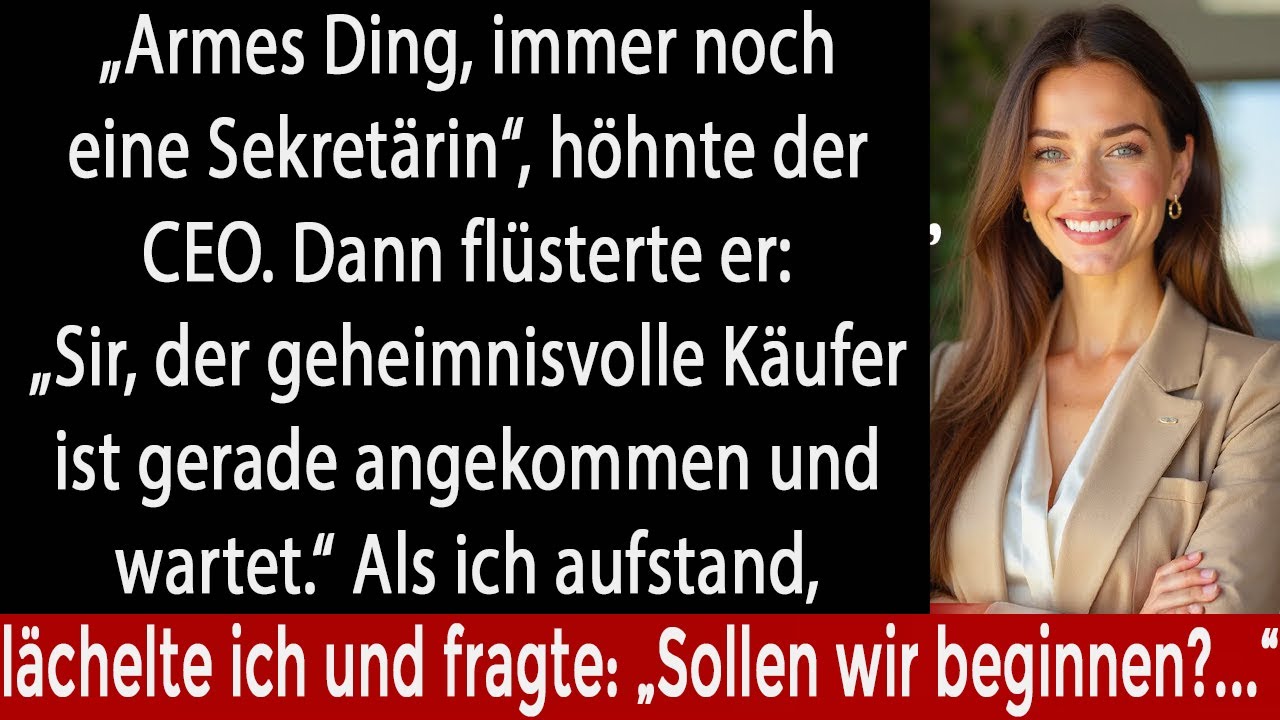 In der Vorstandssitzung nannten sie mich ein Niemand – bis ihr Rivale mich plötzlich „Chef“ nannte.