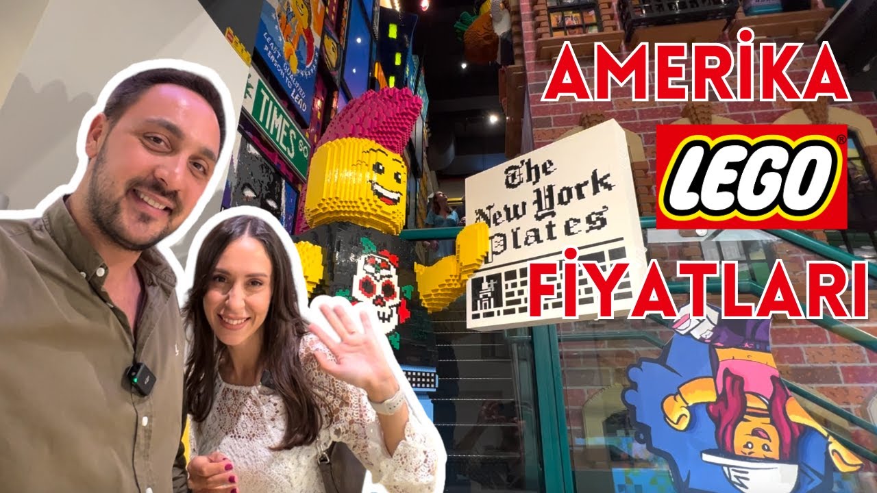 Türkiye'de Olmayan LEGO'lar! Amerikanın En Büyük Lego Mağazasını Gezdik 