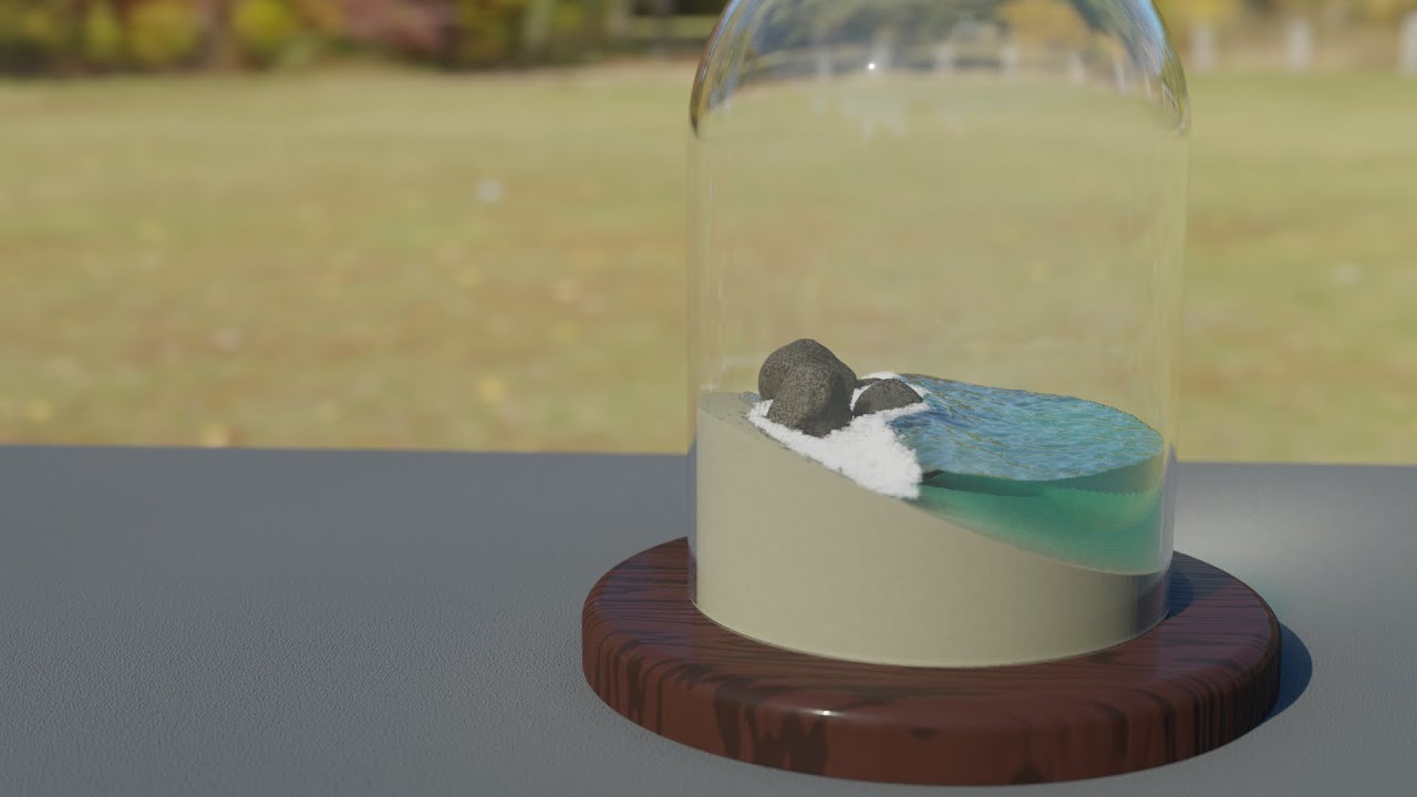 Beach in a jar