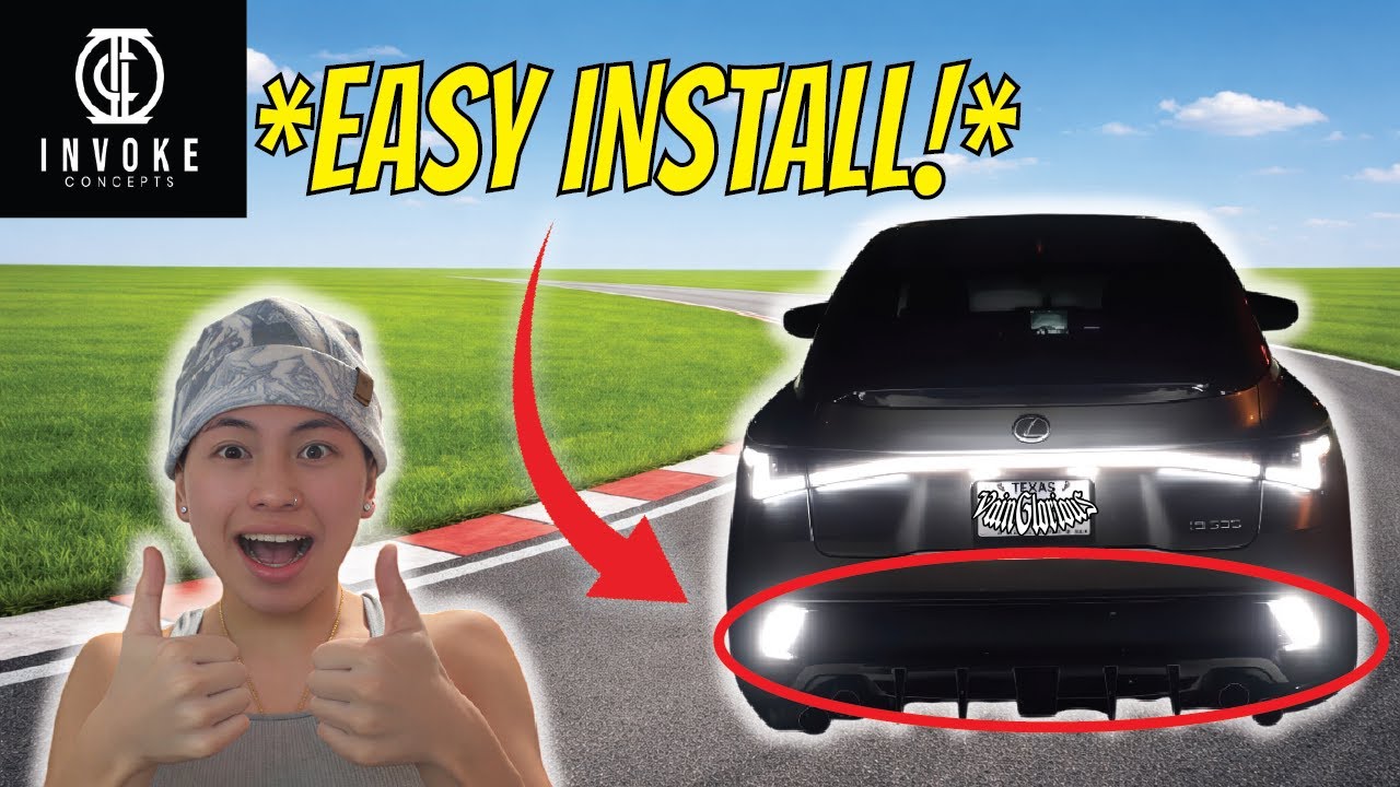 *TUTORIAL* HOW TO INSTALL DRL CLEAR REFLECTORS FOR LEXUS IS350 2021+ (BY INVOKE CONCEPTS)