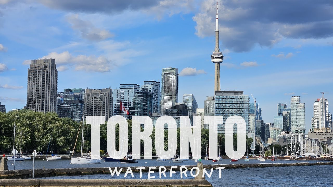 Looking at Toronto City Line from Trillium Park