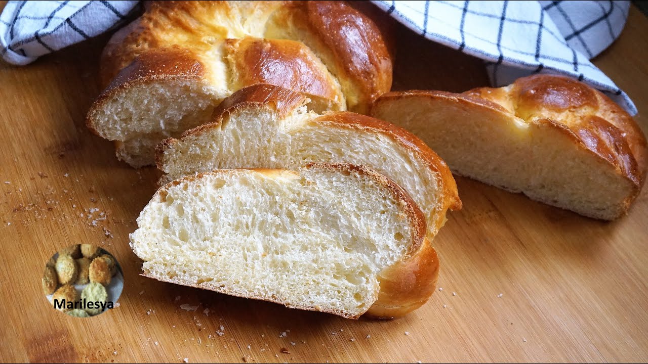 Воздушная Хала из двух жгутов по Хамельману/ Challah Jeffrey Hamelman