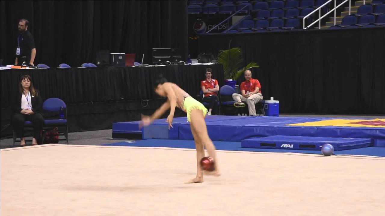 Laura Zeng - Ball - All-Around Final - 2015 USA Gymnastics Championships