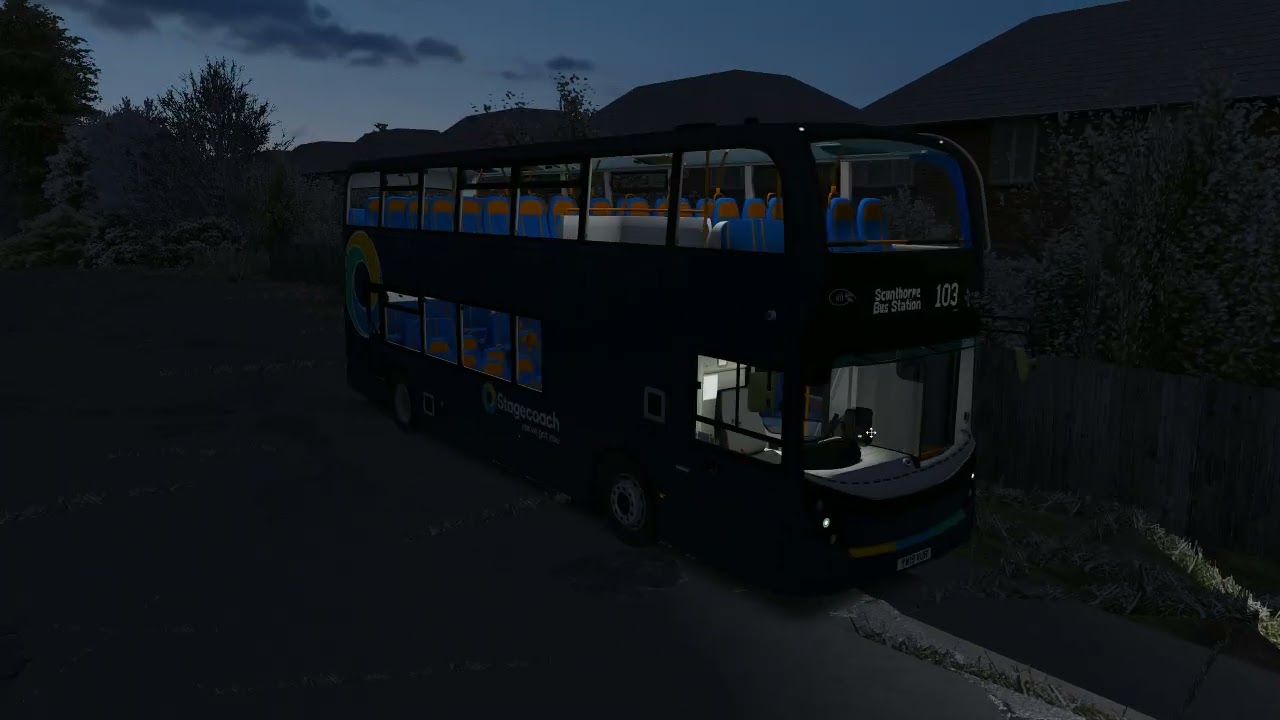 OMSI2 Alexander Dennis E40D Alexander Enviro 400 MMC on service 103 to Scunthorpe