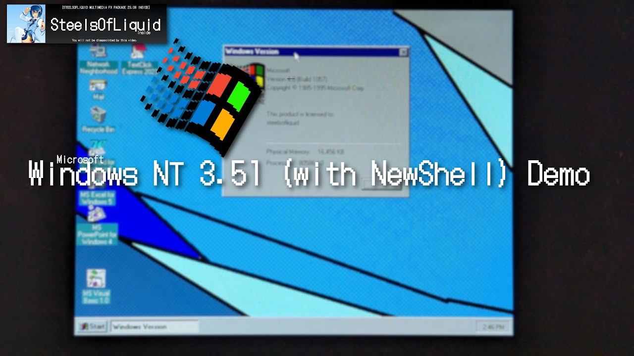 Windows NT 3.51 Demo (with NewShell)