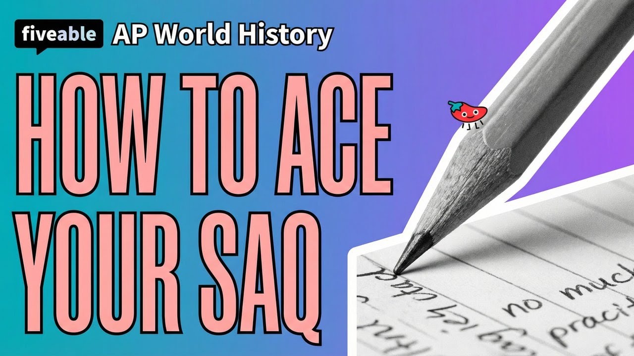AP World History - How to Ace Your SAQ