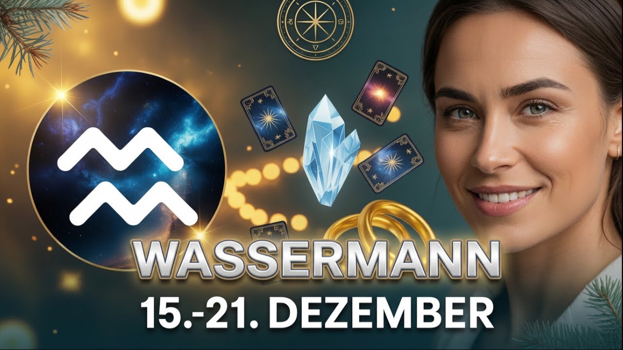 Wassermann Tarot 15.&ndash;21. Dezember 2025 ♒ RAD DES SCHICKSALS! Geduld zahlt sich in der LIEBE aus